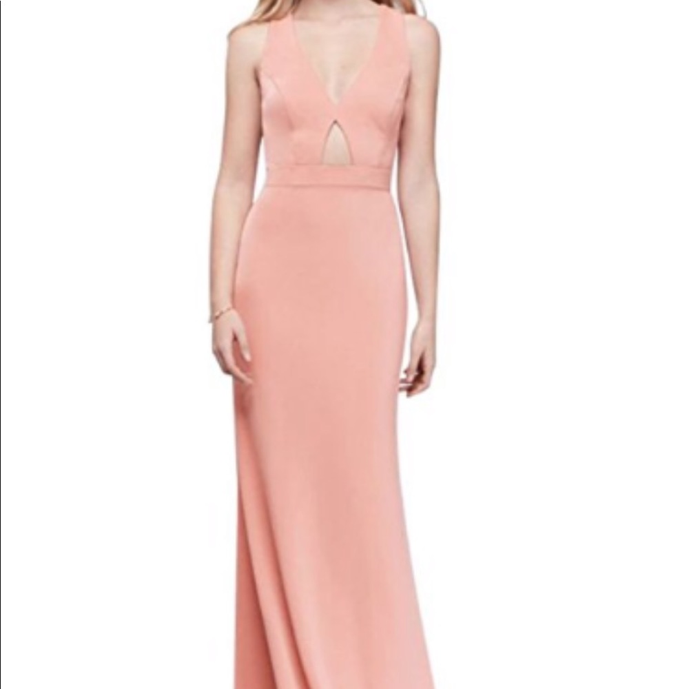 XSCAPE long blush dress NEW WITH TAGS